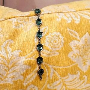 Glitzy  Bella women's Swarovski crystal bracelet.